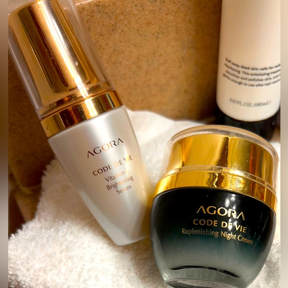 AGORA Code DeVie Replenishing Night Cream&Code DeVie Vitamin C Brightening Serum